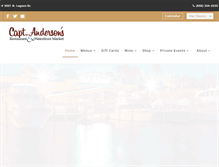 Tablet Screenshot of captandersons.com